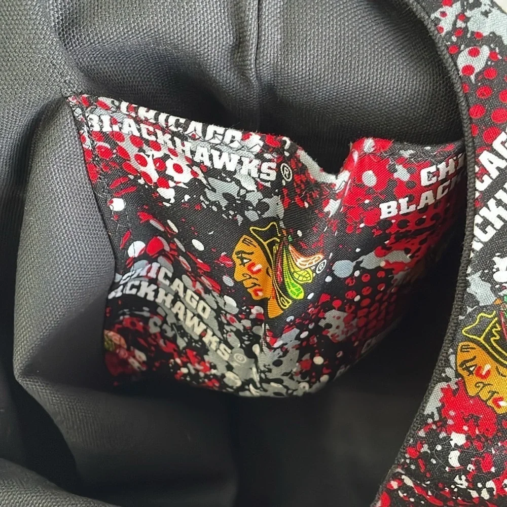 Handcrafted Chicago Blackhawks Purse